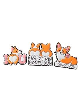 Corgi Enamel Pin Set - 3 Pack